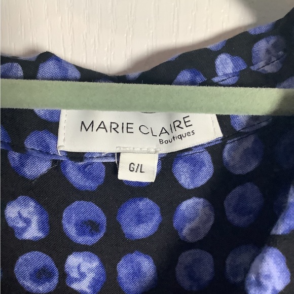 Marie Claire Boutiques 3/4 button up blouse - Picture 8 of 10